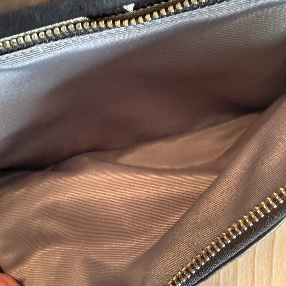 Coach 13623 Parker Black Signature C Optic Canvas Kiss Lock Shoulder Bag - Picture 8 of 11